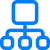 Icon for defining user roles and access rights