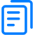 Icon for generating detailed journal reports
