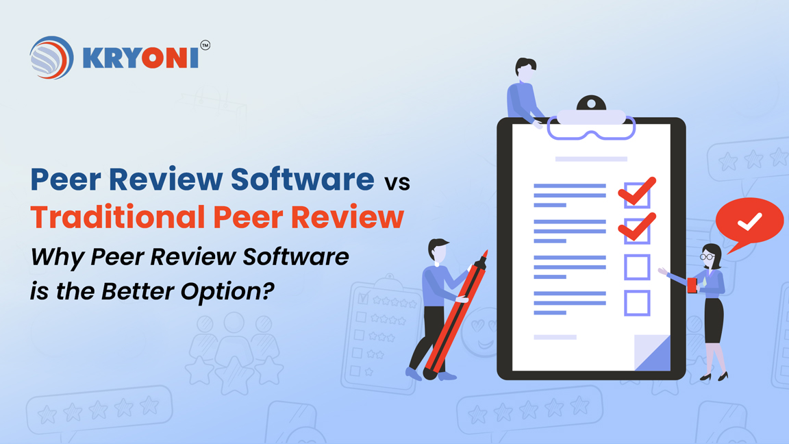 Visual representation of the peer review process in Kryoni Journal Management System 