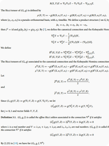 mathematical definitions and equations